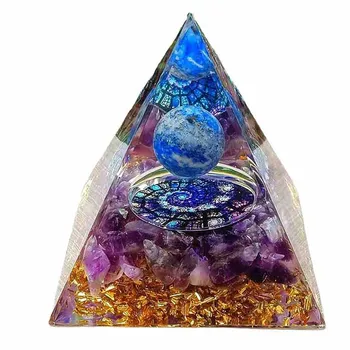 Looduslik Lapis Lazuli Orgone Energia Reiki Orgonite Püramiid Kristallid Generaator Tervendamine Tšakrate Meditatsiooni Kaunistused Käsitöö