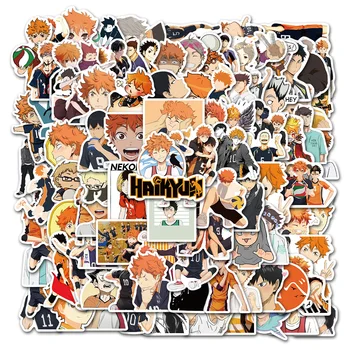 10/30/50/100tk Jaapani Anime Võrkpall Haikyuu!! Kleepsud Rula Kitarr Mootorratta Sülearvuti Kid DIY Kleebis Kleebised Mänguasi