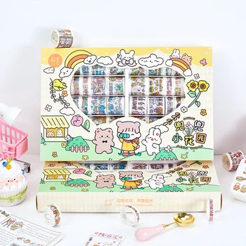 100tk kawaii tüdruku aed Varjab Washi Tape Kleeplint Diy Scrapbooking Dekoratiivne Kleebis Label Art Käsitöö Kirjatarvete