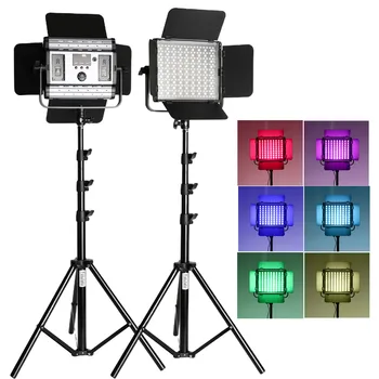 36W RGB Led Valgus Fotograafia Lamp 0-360 Reguleeritav Värvid LCD Ekraan/U Konsool Stuudio YouTube ' i TikTok Video Pildistamine