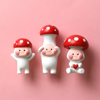3D Solid Red Seene külmkapimagneteid Lastele Cute Cartoon Character Külmik Dekoratiivsed Magnetid Isiksuse Home Decor
