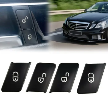 4TK/set Auto Ukse Luku Avamine-Lüliti Nuppu Katte jaoks Sisekujundus Mercedes Benz Klass W204 W212 sisustuselemendid