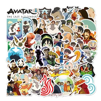 50tk Anime Avatar Las Airbender Veekindel PVC Graffiti Kleepsud Sülearvuti Rula Kitarr Telefoni Vee Tassi Kleebised