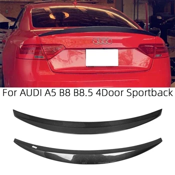 AUDI A5 B8 B8.5 4Door Sportback 8TA HK Stiilis Carbon fiber Tagumine Spoiler Pagasiruumi tiiva 2009-2017 FRP kärgstruktuuri Sepistatud