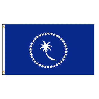 Chuuk Riigi Lipu Polüester Kõrge Kvaliteediga Trükitud Klubi Kodu Kaunistamiseks Rippuvad Riigi Lipu Banner
