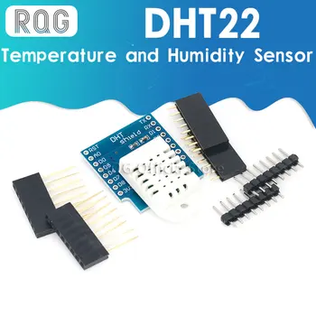 DHT22 Pro Kilp WEMOS D1 mini DHT22 Ühe bussi-digitaalne temperatuuri ja niiskuse andur anduri moodul