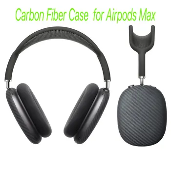 Eest Airpods Max Reaalne Carbon Fiber Puhul Apple Airpod max Ultra-õhuke Kaitsev Kest Apple Peakomplekt Kõrvaklappide Kata Kott