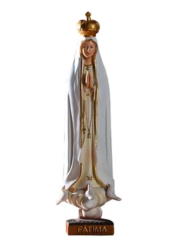 Katoliku Kuju Our Lady Of Fatima Kuju Neitsi MaryFigure Kodus Laua Katoliku Decor Kuju Vaik Figuriin