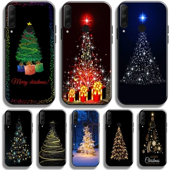 Merry Christmas Tree Hirv Telefon Puhul Huawei Honor 9X 7X 8X Pro Au 10X Lite Juhul TPÜ Coque Vedel Räni Must
