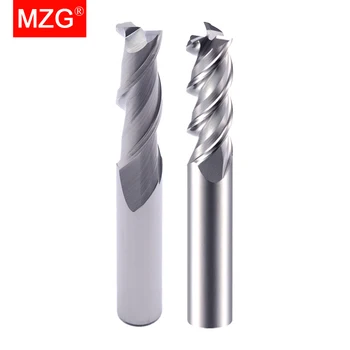 MZG 2Flute 3 Flööti Värviliste Alumiinium Vask Puit Milling Cutter Sulam, mis Karbiid Vahend, Volfram Terase CNC Treipingi End Mill