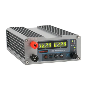 NPS-1600 Lab Reguleeritav Digital Mini DC Toide Aeromodelling DIY Lülitage Toide WATT Lock Funktsioon 16V 10V