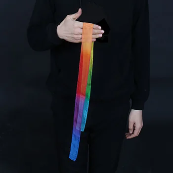 Pöidla Otsa Streamer (5cm*108cm) Magic Trikke Multi-värvi Siidist Ilmumist Magia Tarvikud lähedalt Street Illusioonid Trikkide Prop