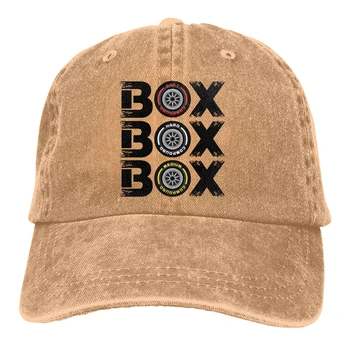 Reguleeritav Värviga Baseball Cap Box Box Box F1 Rehvi Ühend V2 Pestud Puuvillane Vormel-1 F1 Sport Naine Müts
