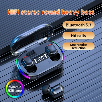 Saabus UUS Toode TWS traadita bluetooth-kõrvaklapid Bluetooth-5.3 Kõrvaklapid Dual Stereo Earbuds Touch Control peakomplekt Gamer K10