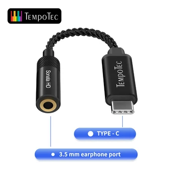 TempoTec Sonaat HD II (Puhas Muusika Režiim) C-TÜÜPI 3,5 MM DSD128 Kõrvaklappide Võimendi, USB-DAC Android Telefon Window10 MAC