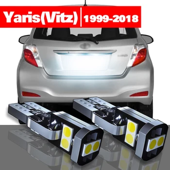 Toyota Yaris Vitz 1999-2018 Tarvikud 2tk LED-numbrimärk Valgus 2007 2008 2009 2010 2011 2012 2013 2014 2015 2016 2017