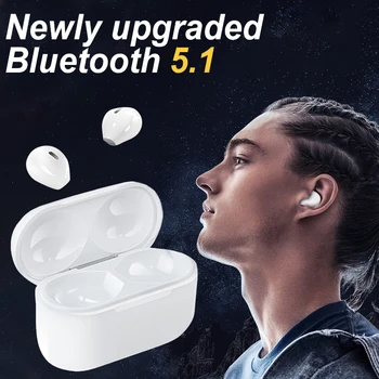 TWS Traadita lnvisible Bluetooth Kõrvaklapid Mini Semi-In-Ear Earbuds x6 Müra Vähendamise Sport Peakomplekt Touch Gaming Kõrvaklapid