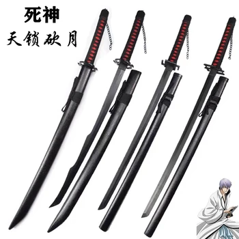 UUS Cosplay Valgendi Aizen Sousuke Ichimaru Gin Kurosaki ichigo mõõk ükski kuu Mõõk Rolli cosplay Valgendi Puidust Mõõk Relva 100cm