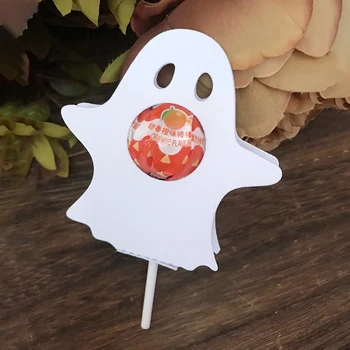 Vaimu Lollipop Omanik Metalli Lõikamine Sureb Halloween Šabloonid DIY Scrapbooking Paber-Kaardi Dekoratiivsed Käsitöö Sureb Kärpimise Uus 2022