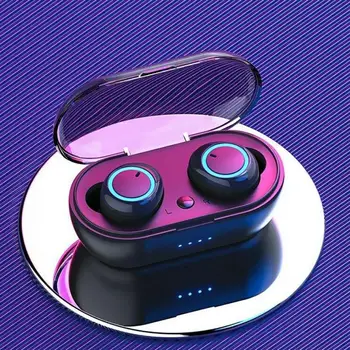 Y50 upgrade versioon Bluetooth Kõrvaklapid Juhtmeta Kõrvaklappide Stereo-Peakomplekti Sport Earbuds Mikrofon & Laadimise Kasti Nutitelefoni